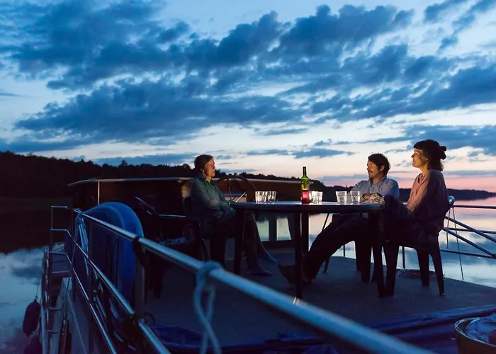 Boats & Yachts At Zehdenick Harbor By Kuhnle-tours * Miltenberg